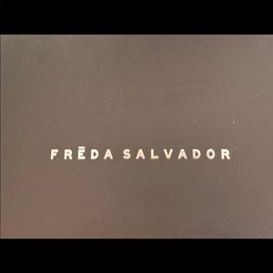 Fred Salvador all leather boots with wood heel. Brand new, never worn.